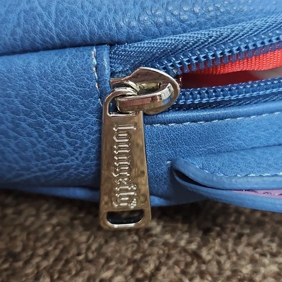 Disney Parks Loungefly Stitch Wristlet Bag Belt Loop - Picture 6 of 8